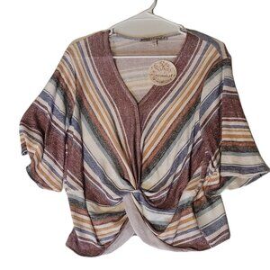NTW Gypsies & Moondust Women’s Size S Aztec Southwestern Blouse Top